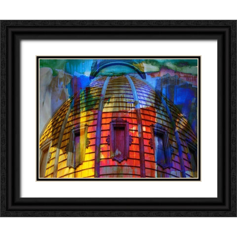 Denver Capitol II Black Ornate Wood Framed Art Print with Double Matting by Jasper, Sisa