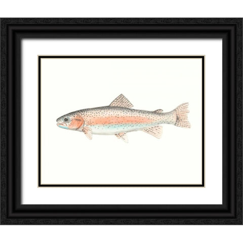 Watercolor Deep Sea Fish II Black Ornate Wood Framed Art Print with Double Matting by McCavitt, Naomi