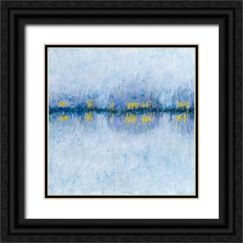 Across the Way I Black Ornate Wood Framed Art Print with Double Matting by Stramel, Renee W.