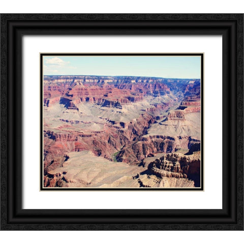 Grand Canyon 3 Black Ornate Wood Framed Art Print with Double Matting by Coomes, Sylvia
