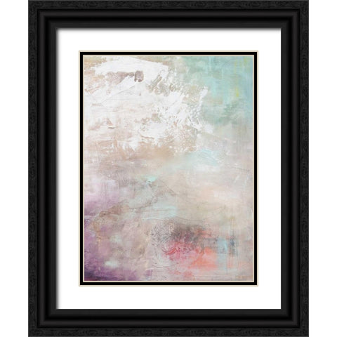 Pastel Terrain II Black Ornate Wood Framed Art Print with Double Matting by Contacessi, Julia