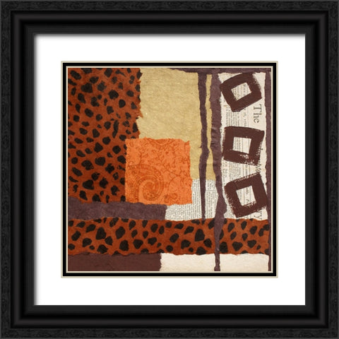 Message from the Past I Black Ornate Wood Framed Art Print with Double Matting by Orlov, Irena