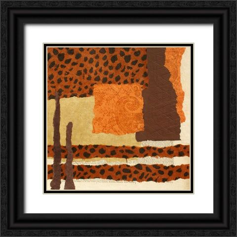 Message from the Past II Black Ornate Wood Framed Art Print with Double Matting by Orlov, Irena