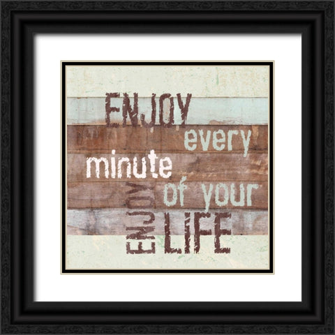 Life Lessons I Black Ornate Wood Framed Art Print with Double Matting by Orlov, Irena