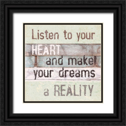 Life Lessons II Black Ornate Wood Framed Art Print with Double Matting by Orlov, Irena