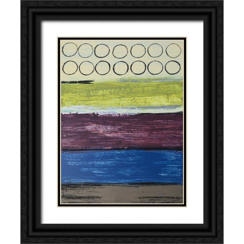 Grape Soda II Black Ornate Wood Framed Art Print with Double Matting by Avondet, Natalie