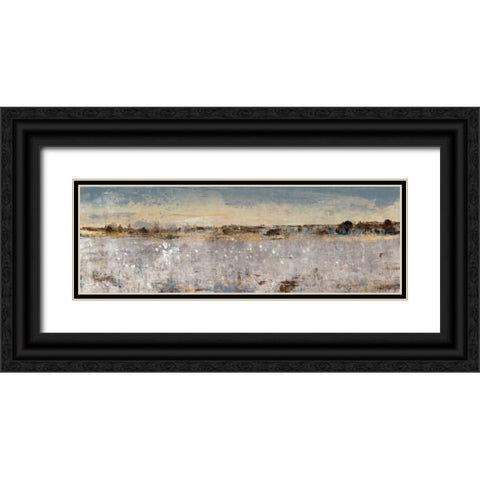 Grey Atmosphere I Black Ornate Wood Framed Art Print with Double Matting by OToole, Tim