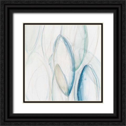 Discus II Black Ornate Wood Framed Art Print with Double Matting by Vess, June Erica