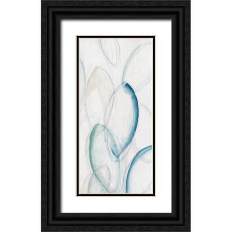 Discus IV Black Ornate Wood Framed Art Print with Double Matting by Vess, June Erica