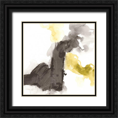 Direction Flow III Black Ornate Wood Framed Art Print with Double Matting by Vess, June Erica