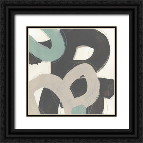 Clean Slate III Black Ornate Wood Framed Art Print with Double Matting by Vess, June Erica