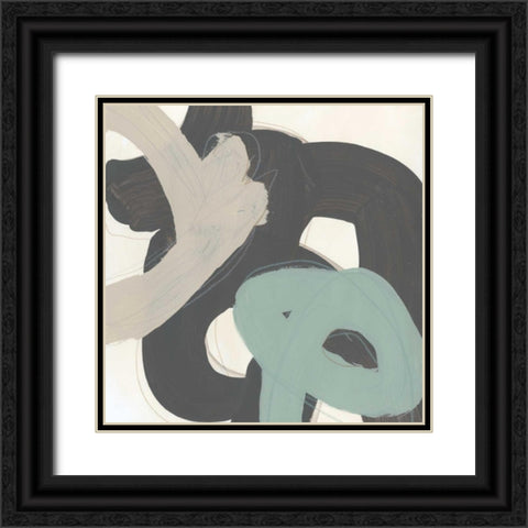 Clean Slate V Black Ornate Wood Framed Art Print with Double Matting by Vess, June Erica