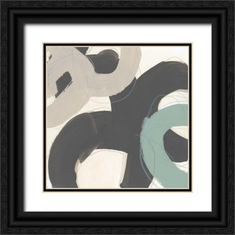 Clean Slate VIII Black Ornate Wood Framed Art Print with Double Matting by Vess, June Erica