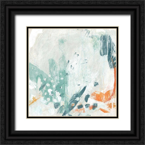 Current Synergy II Black Ornate Wood Framed Art Print with Double Matting by Vess, June Erica