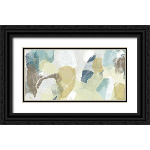 Mint Illusion I Black Ornate Wood Framed Art Print with Double Matting by Vess, June Erica