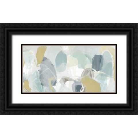 Mint Illusion II Black Ornate Wood Framed Art Print with Double Matting by Vess, June Erica