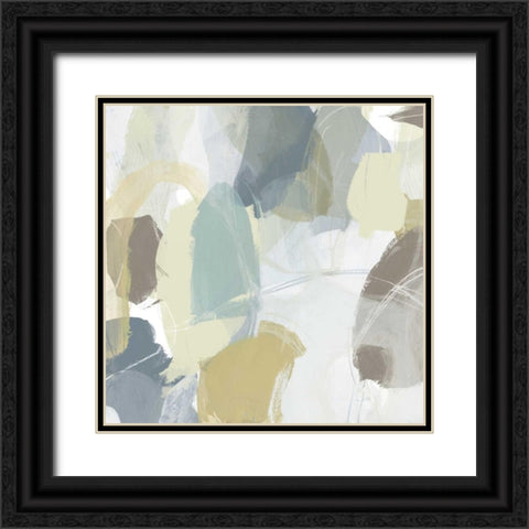 Mint Illusion IV Black Ornate Wood Framed Art Print with Double Matting by Vess, June Erica