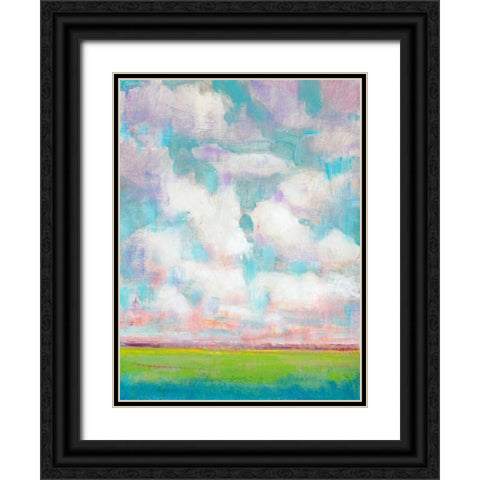 Clouds in Motion I Black Ornate Wood Framed Art Print with Double Matting by OToole, Tim