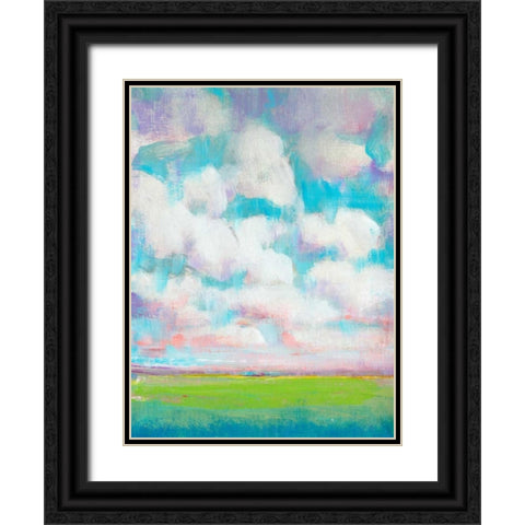 Clouds in Motion II Black Ornate Wood Framed Art Print with Double Matting by OToole, Tim