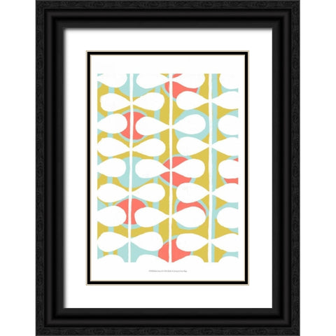 Retro Stems II Black Ornate Wood Framed Art Print with Double Matting by Popp, Grace