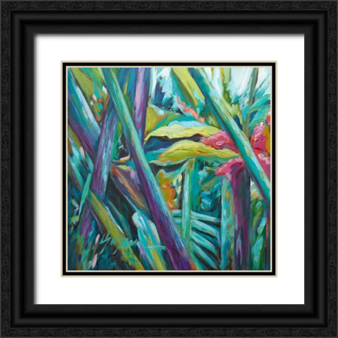 Bula Bula I Black Ornate Wood Framed Art Print with Double Matting by Wilkins, Suzanne