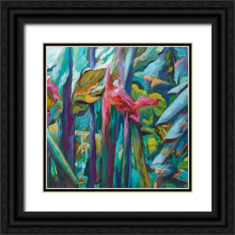 Bula Bula II Black Ornate Wood Framed Art Print with Double Matting by Wilkins, Suzanne