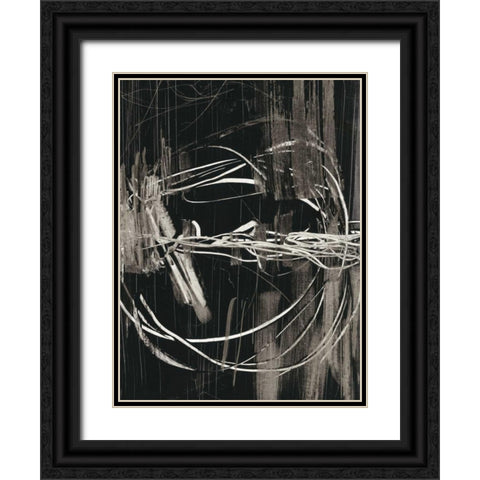 Electrical Arc II Black Ornate Wood Framed Art Print with Double Matting by Harper, Ethan