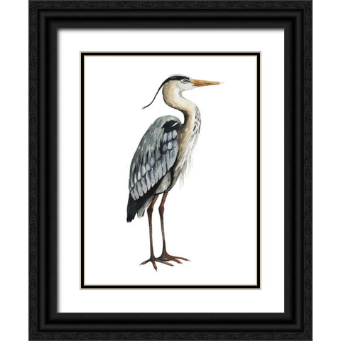 Sea Bird V Black Ornate Wood Framed Art Print with Double Matting by Popp, Grace