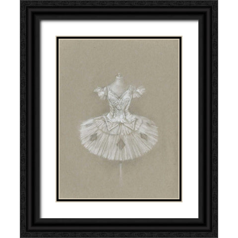 Ballet Dress II Black Ornate Wood Framed Art Print with Double Matting by Harper, Ethan