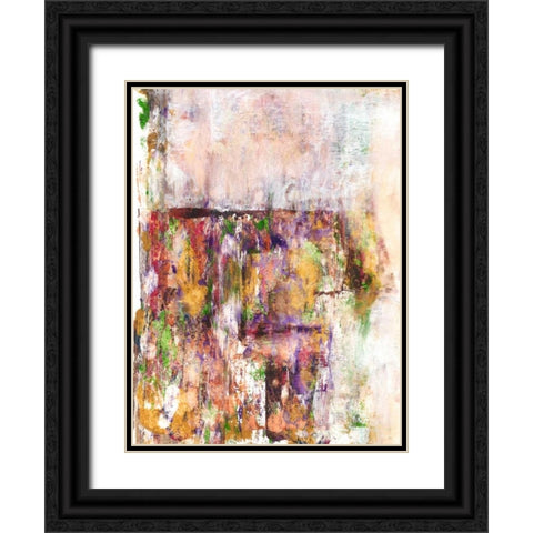 Garden Patch I Black Ornate Wood Framed Art Print with Double Matting by Fuchs, Jodi