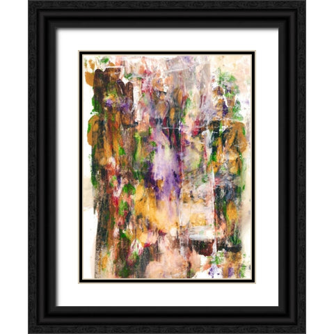 Garden Patch II Black Ornate Wood Framed Art Print with Double Matting by Fuchs, Jodi
