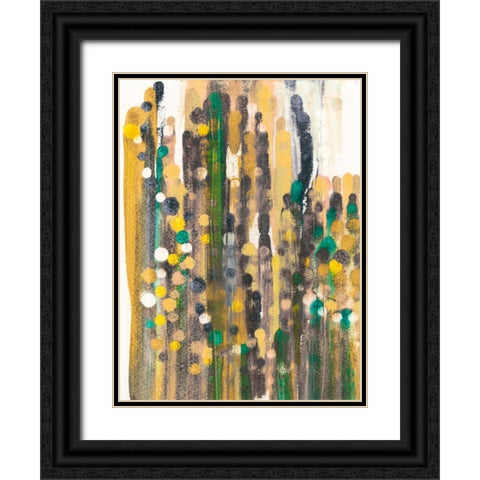 Meet Up II Black Ornate Wood Framed Art Print with Double Matting by Fuchs, Jodi