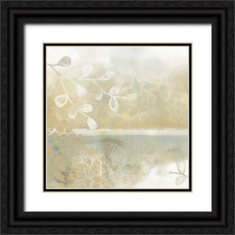 Infinite Garden II Black Ornate Wood Framed Art Print with Double Matting by Vess, June Erica