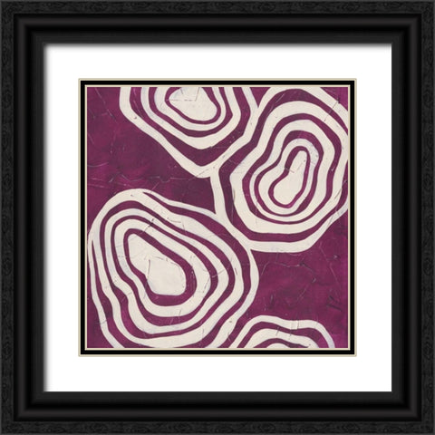 Bright Mineral V Black Ornate Wood Framed Art Print with Double Matting by Vess, June Erica