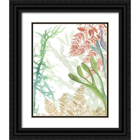 Woven Seaplants I Black Ornate Wood Framed Art Print with Double Matting by McCavitt, Naomi