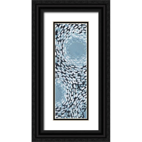 Whirlpool I Black Ornate Wood Framed Art Print with Double Matting by Popp, Grace