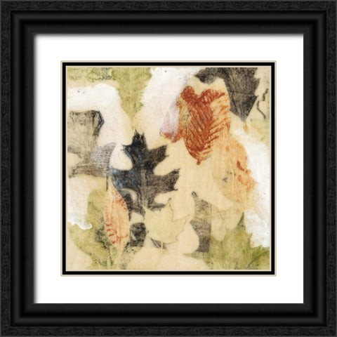 Leaf Dance II Black Ornate Wood Framed Art Print with Double Matting by Goldberger, Jennifer