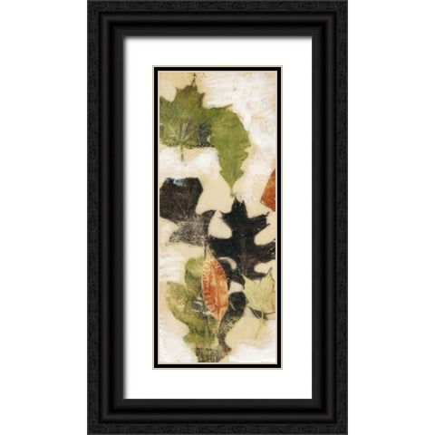 Leaf Dance III Black Ornate Wood Framed Art Print with Double Matting by Goldberger, Jennifer