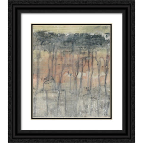 Mineral Layers II Black Ornate Wood Framed Art Print with Double Matting by Goldberger, Jennifer