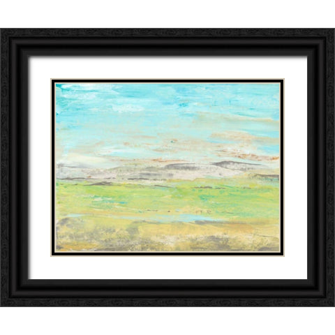 Distant Front Range II Black Ornate Wood Framed Art Print with Double Matting by OToole, Tim