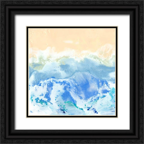 Morning Surf II Black Ornate Wood Framed Art Print with Double Matting by Ludwig, Alicia