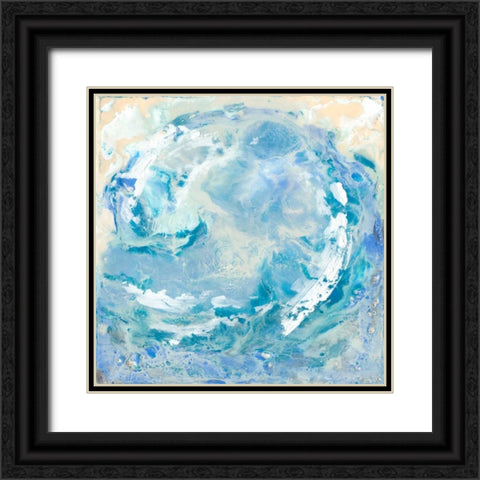 Waikiki II Black Ornate Wood Framed Art Print with Double Matting by Ludwig, Alicia