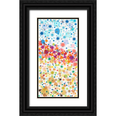 Dot Play I Black Ornate Wood Framed Art Print with Double Matting by Galapon, Nikki