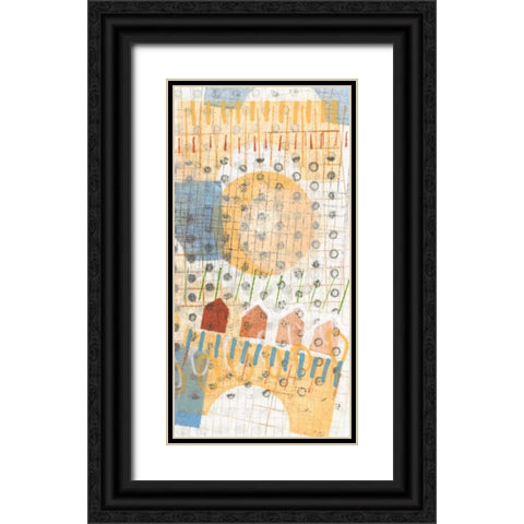 Home Grid IV Black Ornate Wood Framed Art Print with Double Matting by Galapon, Nikki