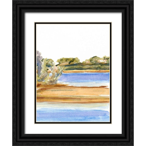 The Sound II Black Ornate Wood Framed Art Print with Double Matting by Miller, Dianne