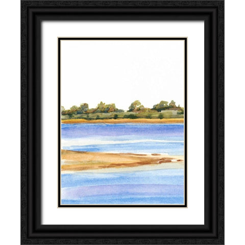 The Sound III Black Ornate Wood Framed Art Print with Double Matting by Miller, Dianne