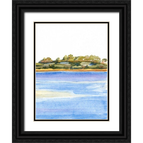 The Sound IV Black Ornate Wood Framed Art Print with Double Matting by Miller, Dianne