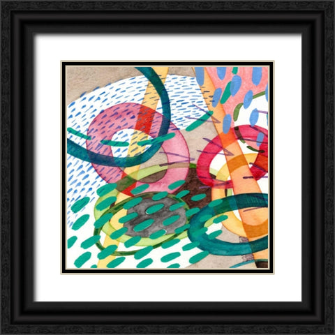 Stratosphere I Black Ornate Wood Framed Art Print with Double Matting by Galapon, Nikki