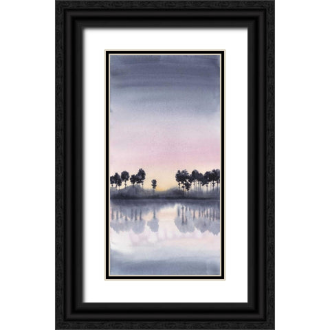 Bayside Sunset II Black Ornate Wood Framed Art Print with Double Matting by Popp, Grace
