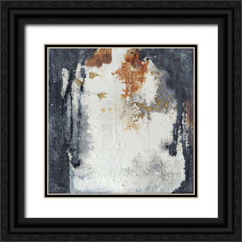 Oriental Garden I Black Ornate Wood Framed Art Print with Double Matting by Combs, Joyce